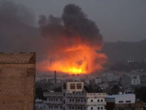 عاجل انفجار في صنعاء الان